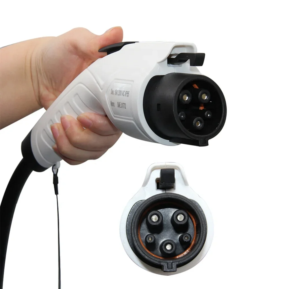 Modus 3 16a ev Ladeans chluss 5 Meter tpe ev Ladekabel Typ 2 bis Typ 1 j1772 Stecker