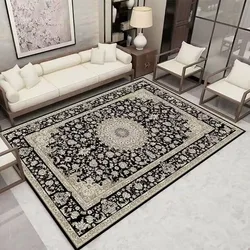 VIKAMA French Luxury Living Room Carpet Vintage Persian Bedroom Bedside Rugs Mat Modern Style Coffee Table Floor Sofa Blanket