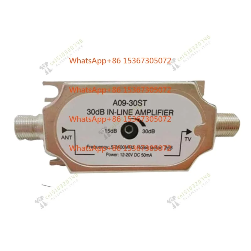A09-30ST Встроенный спутниковый усилитель 20 дБ 950-2150 МГц Усилитель сигнала для силы бега кабеля антенны