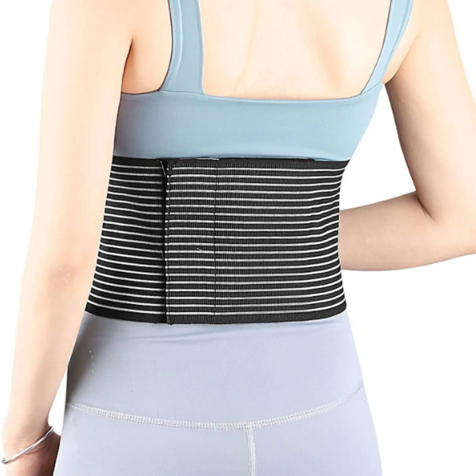 Elastic Adjustable Ostomy Belt Abdominal Support Wrap Stoma Area Comfort Hernia Protection for Daily Activity