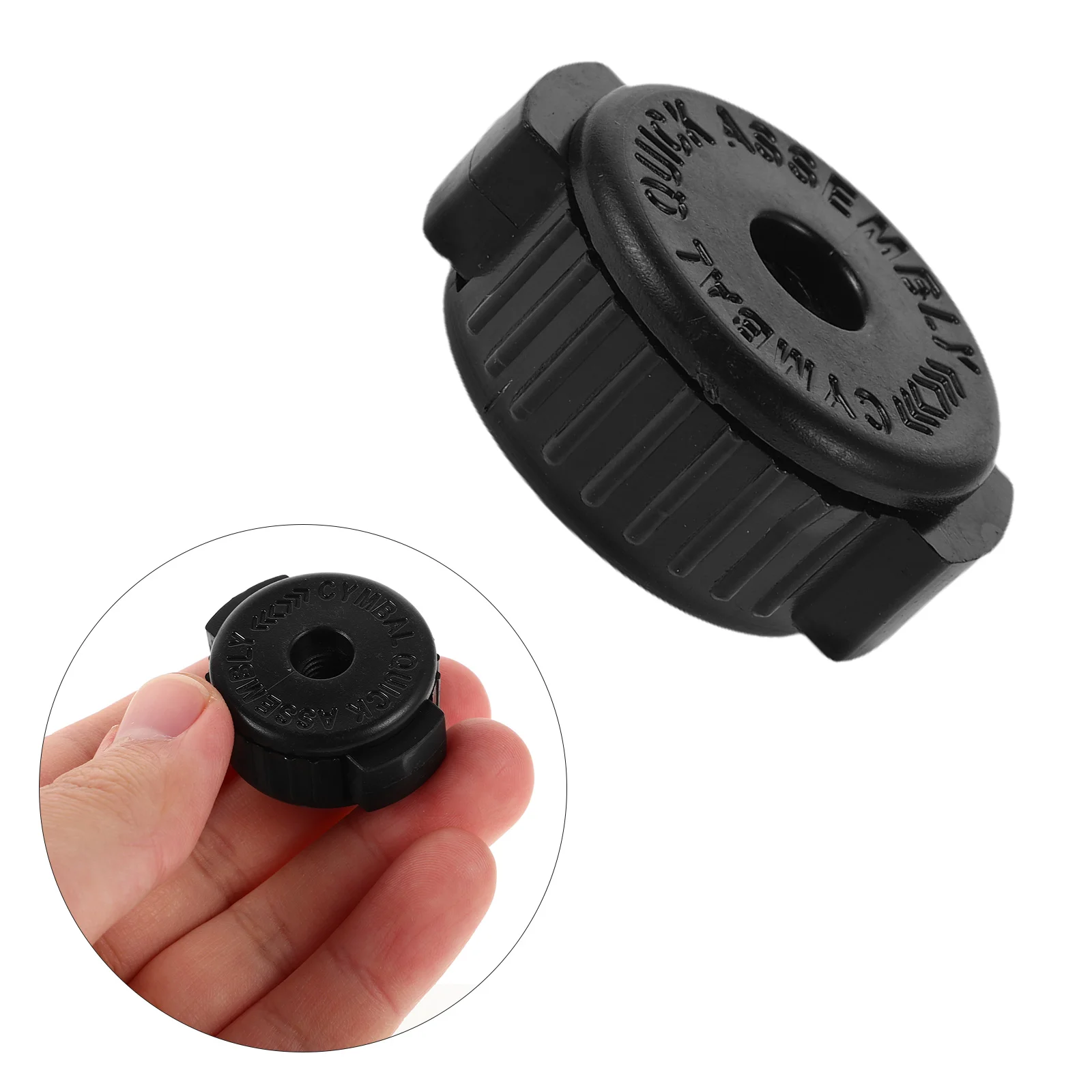 

6pcs Plastic Cymbal Nuts Quick Release For Drum Kits Hi-Hat Stands Durable Lightweight Cymbal Installation Tool Percussion