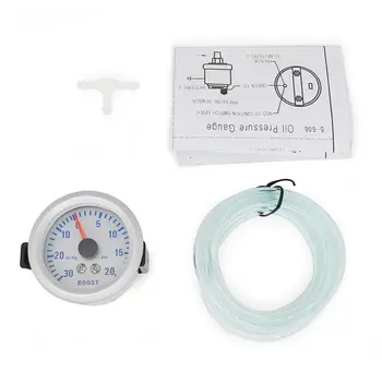 DRAGON GAUGE 2吋(52毫米)LED汽車增壓/水溫/油溫/油壓/轉速/電壓/真空表 10 最佳銷售 52毫米軌距 - №5