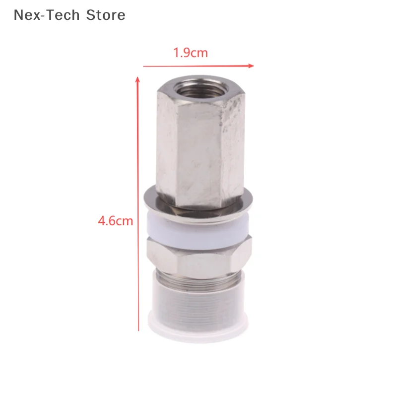 محول تركيب الهوائي (SO-239) إلى 3/8-24 موصل تركيب هوائي ملولب عالي التحمل #6