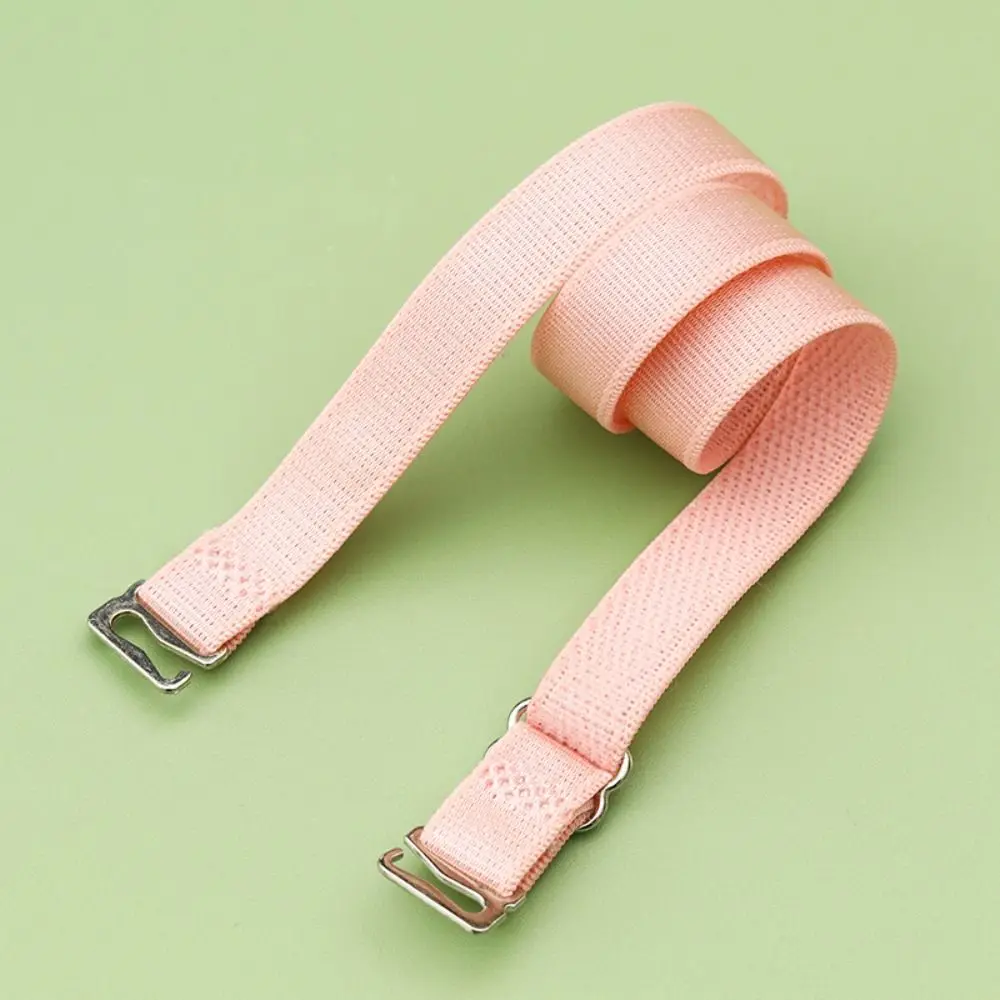 Anti-slip Buckle Belt Stainless Steel Bra Straps Adjustable Solid Color Bra Shoulder Straps Bra Accessories Double-Shoulder