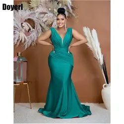 Sexy Ruched Elegant Evening Dresses for Women Long Train Formal Occasion Mermaid Party Dress Maxi Backless Long Bodycon Dress