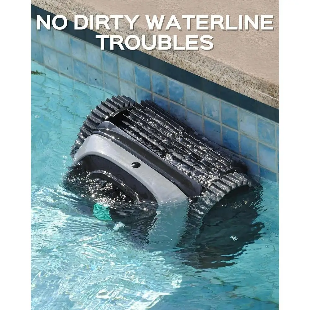 Обновление 2024, роботизированный очиститель для бассейна C1, беспроводной автоматический очиститель для подземных бассейнов, эффективная очистка, интеллектуальное планирование дорожек, длинное