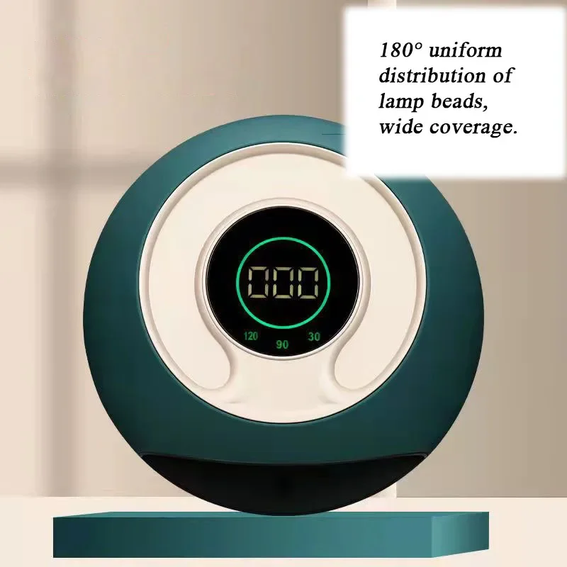 Smart Nail Light Therapy Lamp LED UV Dual Light High Power Quick Drying Timing Nail Dryer with 42 Pcs Lamp Beads