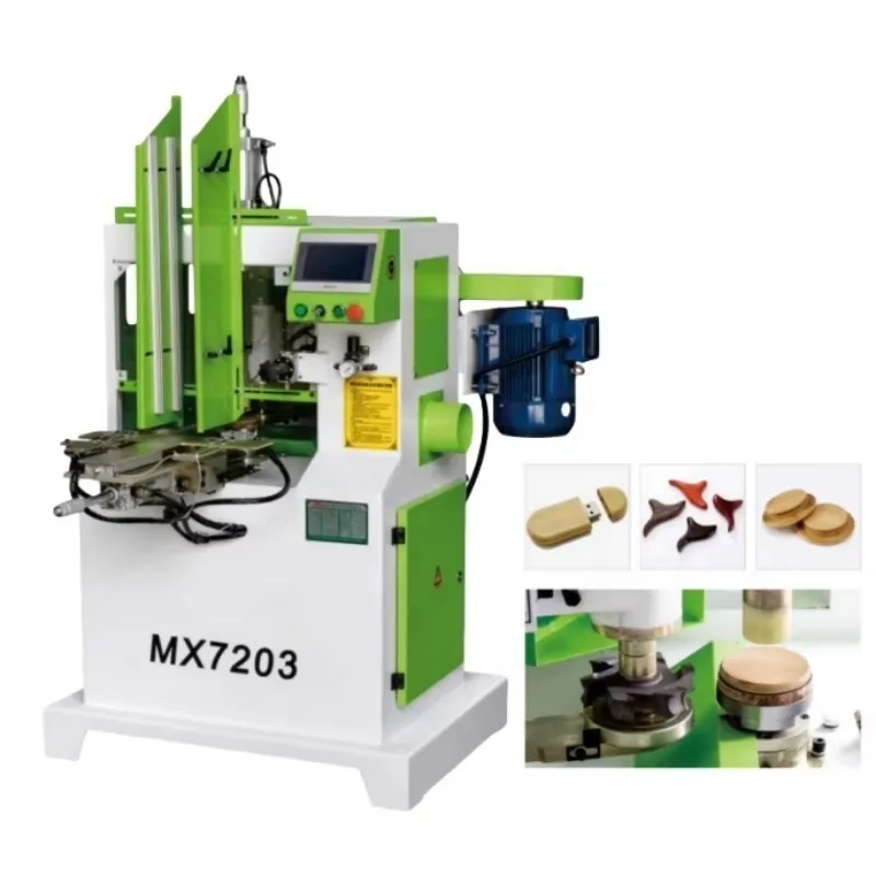 Woodworking Wood Ware Lids Shoe Hair Comb Mop Knife Handle Brush Making Copy Shaper Milling Cutting Moulder Machine