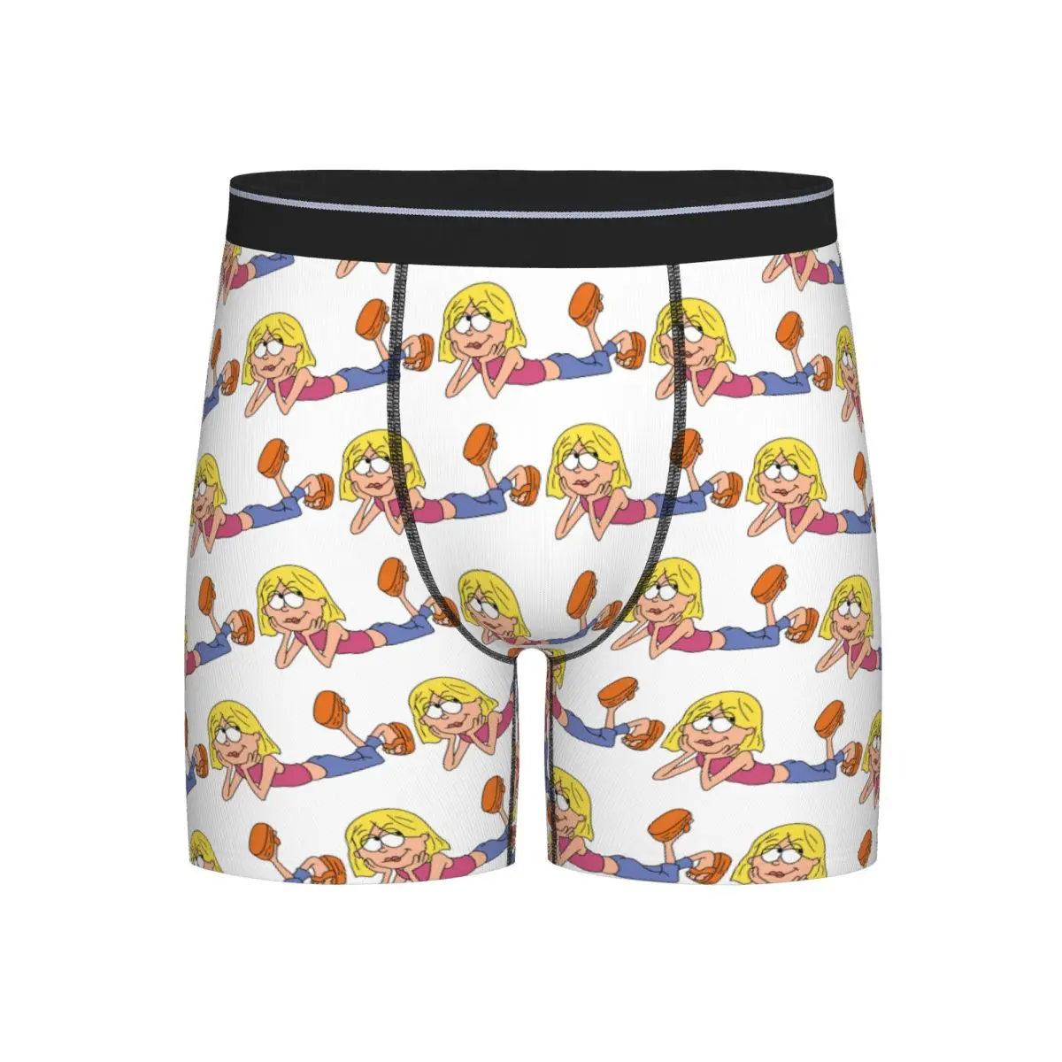 

Long Boxer Underpants Shorts Lizzie Mcguire Cartoon Panties Men Breathable Underwear for Homme Man Boyfriend Gifts