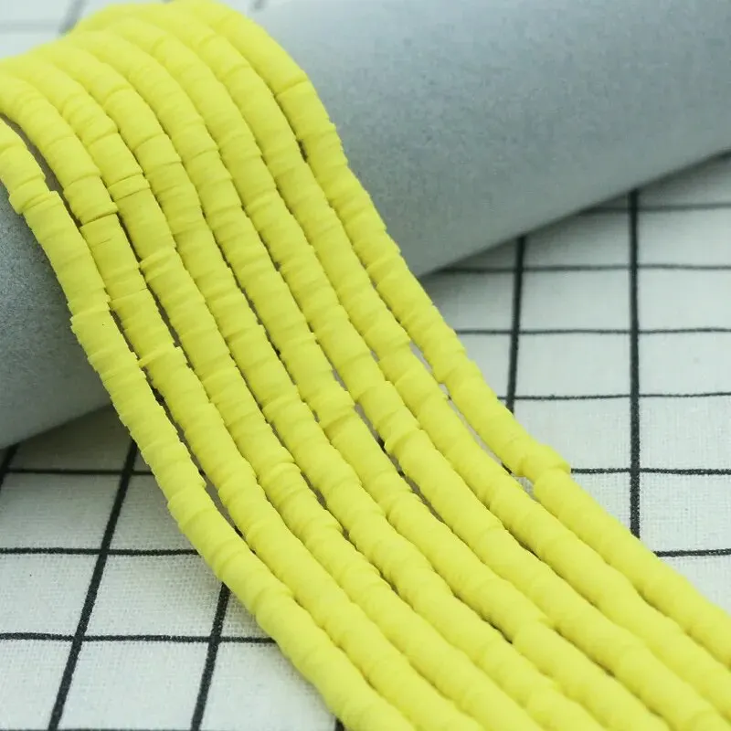 A Piece of Soft Ceramic Beaded Thin Film, Colored Soft Ceramic Loose Bead Circular Gasket, Handmade DIY Beaded Accessory image 4
