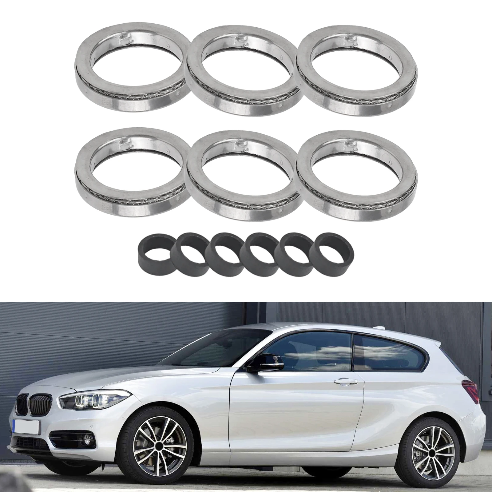 

Injector Seal Kit 12 Pieces Injector For E88 2009-2013 For F30 2011-2015 Car Repair Engine Maintenance For BMW 1 Series