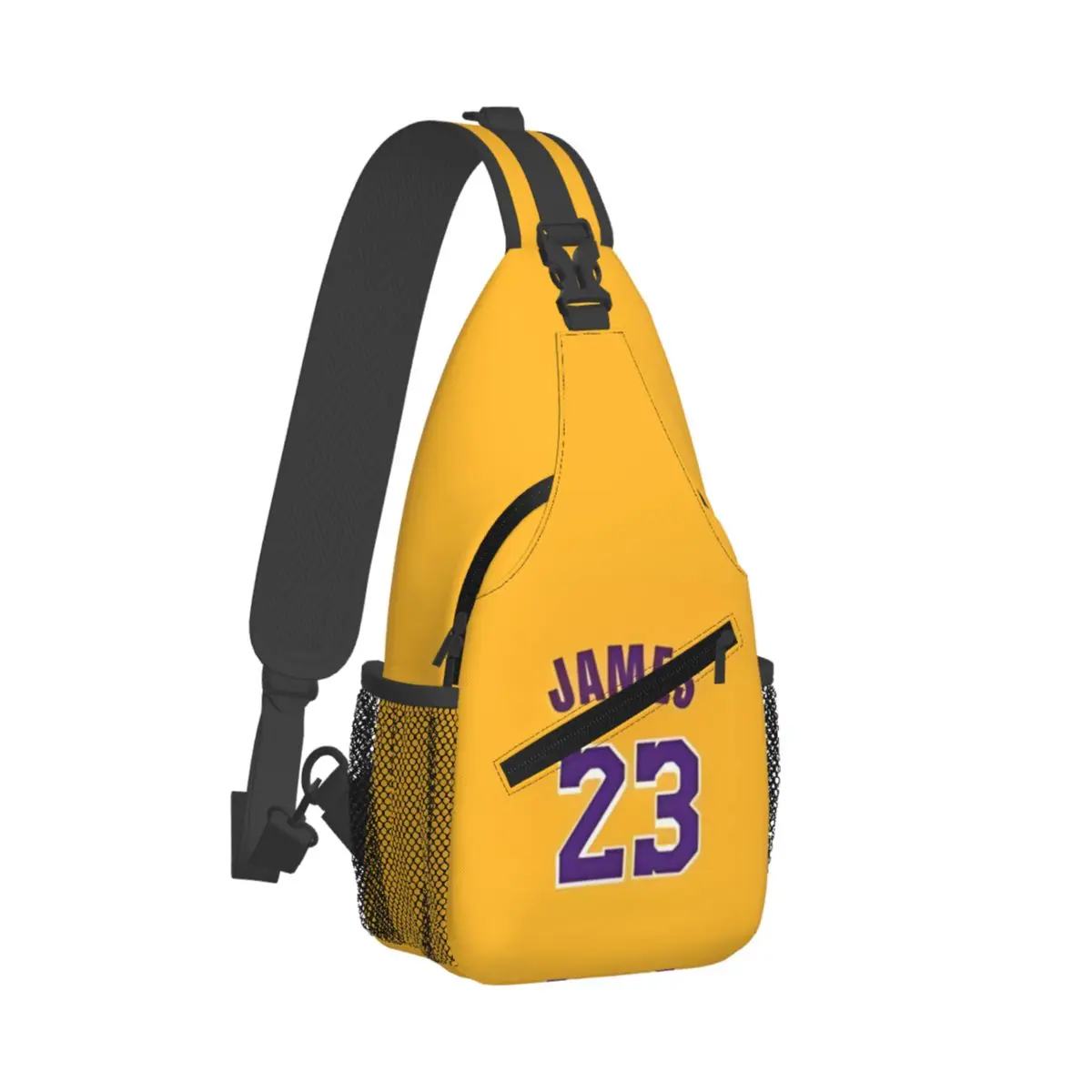 Lebron-James Crossbody Sling Bag Small Chest Bag Shoulder Backpack Daypack for Hiking Outdoor Cycling Satchel