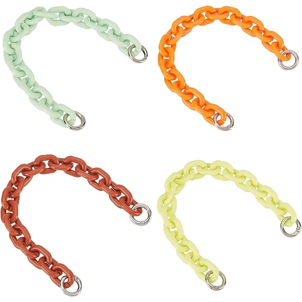 Decorative Acrylic Bag Chain, 4 Colors 10.8