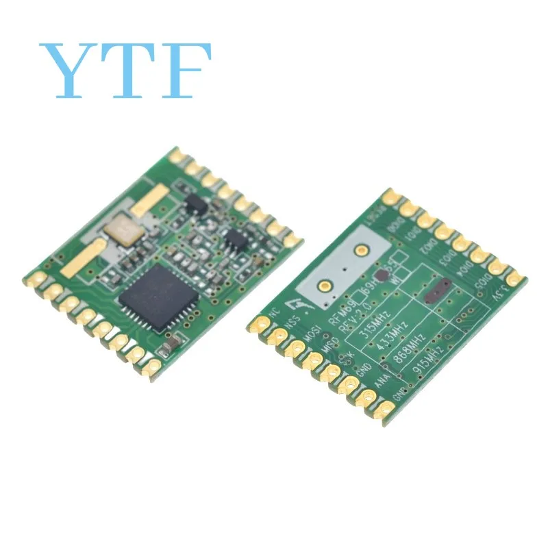 RFM69W RFM69 | 433MHZ | 868MHZ | 915MHZ módulo transceptor FSK 20dBm frecuencia