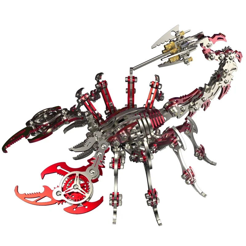 

3D Puzzle Metal Scorpion King Mechanical Toy Diy Assembly Kit Decoration Adult Children Birthday Gift