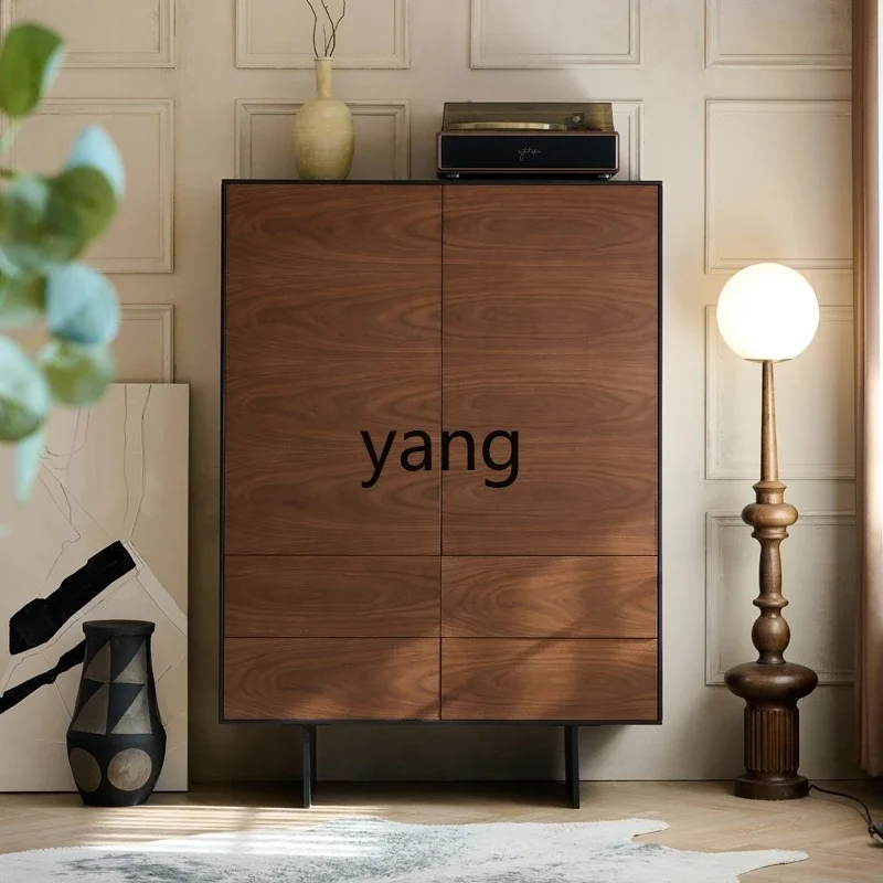 LTTM  all solid wood living room locker simple modern storage cabinet side cabinet