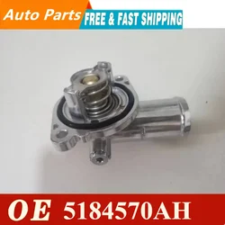 Termostato de refrigerante de motor de aluminio, nuevo, apto para Jeep Grand Cherokee Wrangler Durango 3,6, 3,0, 5184570AH, 5184570AG, 5072705AB