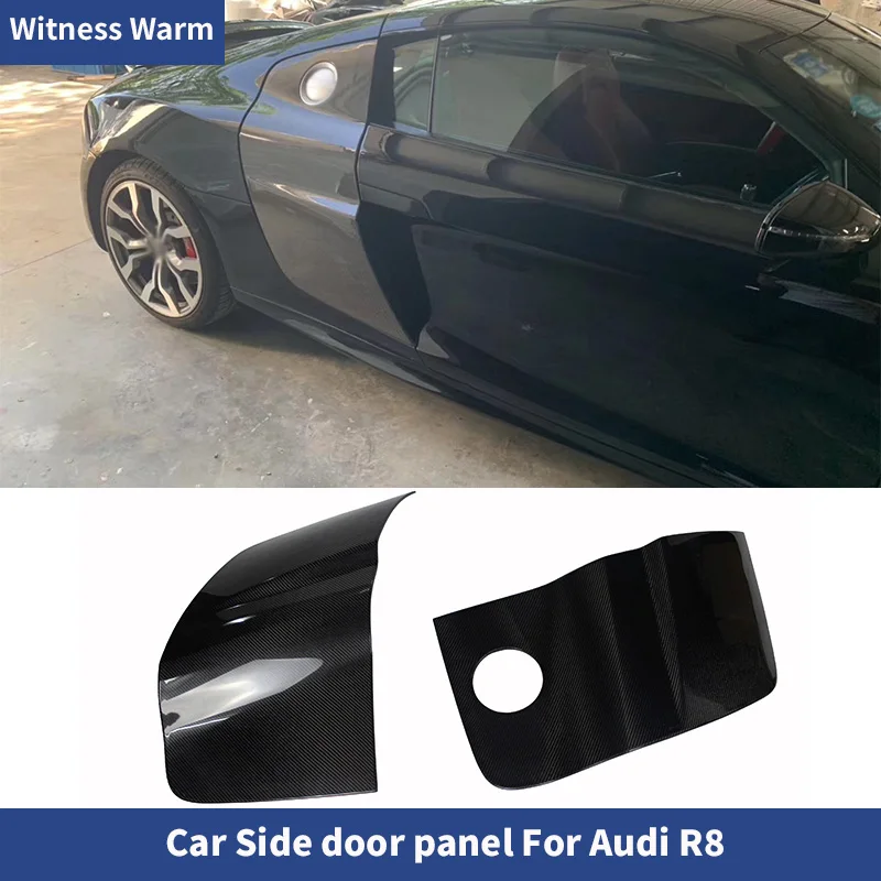 For Audi R8 Carbon Fiber Door Rear Panel Rear Side door panel Fenders Flares Car Styling