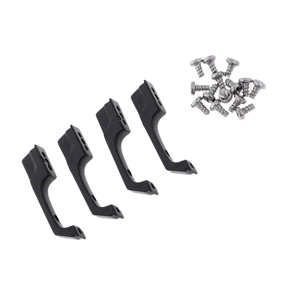 

Пластиковая черная ручка для двери для аксессуаров для радиоуправляемых автомобильных запчастей 4–4 1:10