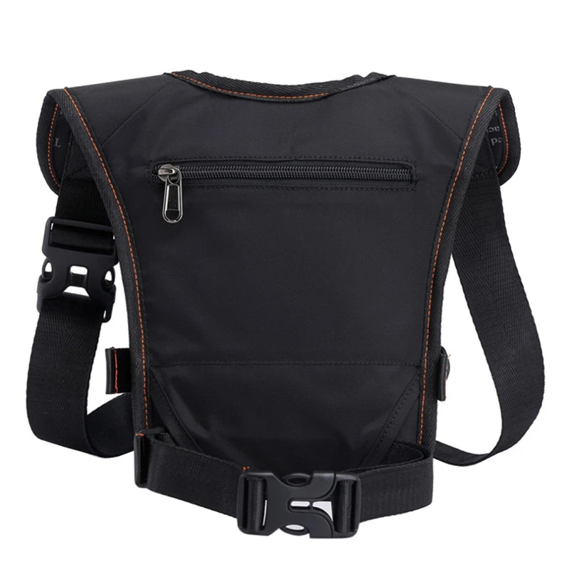 Men Waterproof Nylon Drop Leg Bag Thigh Hip Bum Belt Fanny Pack Waist Travel Riding Motorcycle Cross Body Shoulder Bags