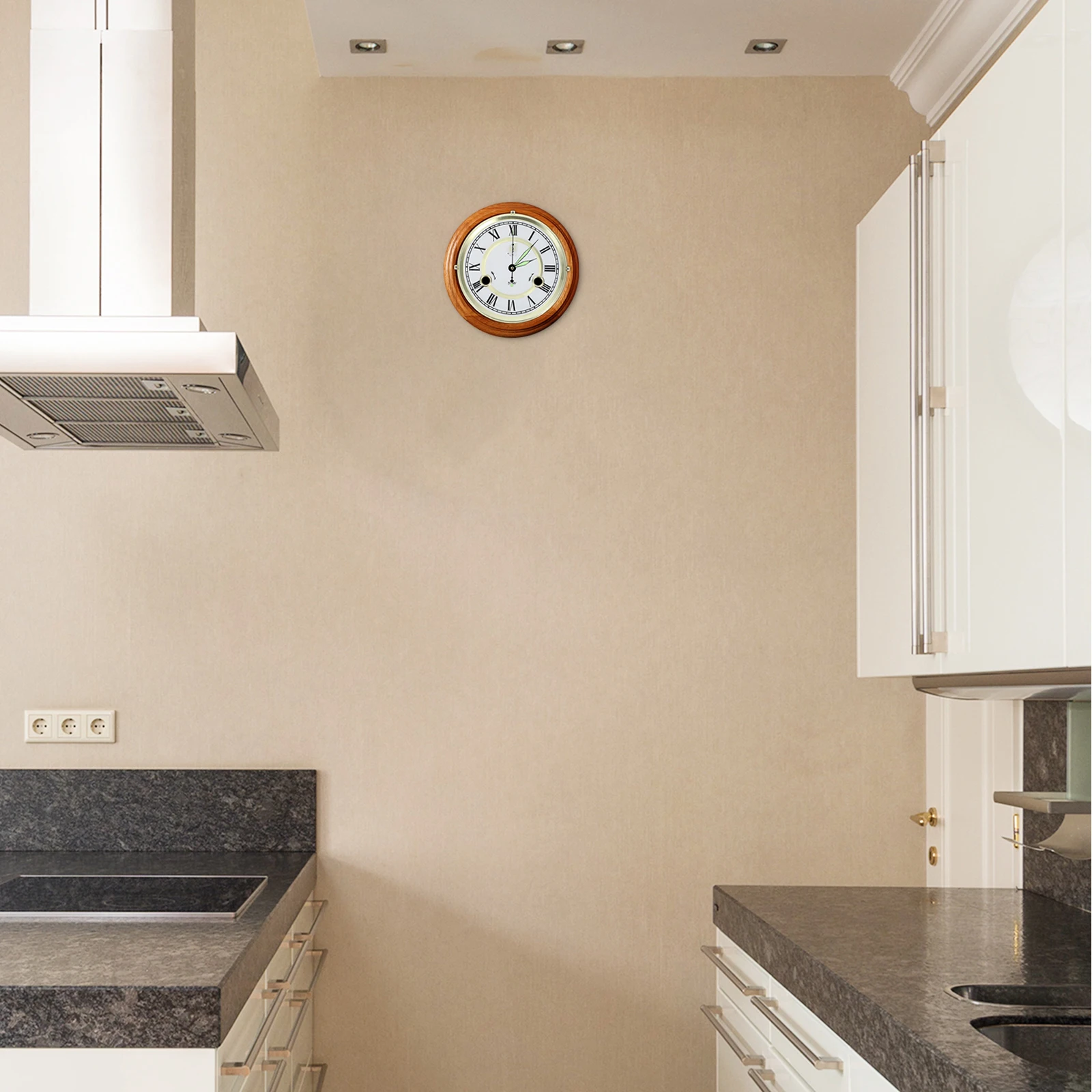 

DIY Quartz Clock Dial Replacement Metal Face Plate Roman Numerals Wall Clock Parts Round Smooth Surface Easy Install Home Decor