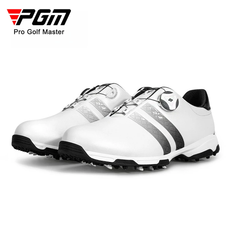 

Мужские кроссовки для гольфа PGM, водонепроницаемые и нескользящие, спортивная обувь на шнуровке, прямые поставки от производителя XZ160