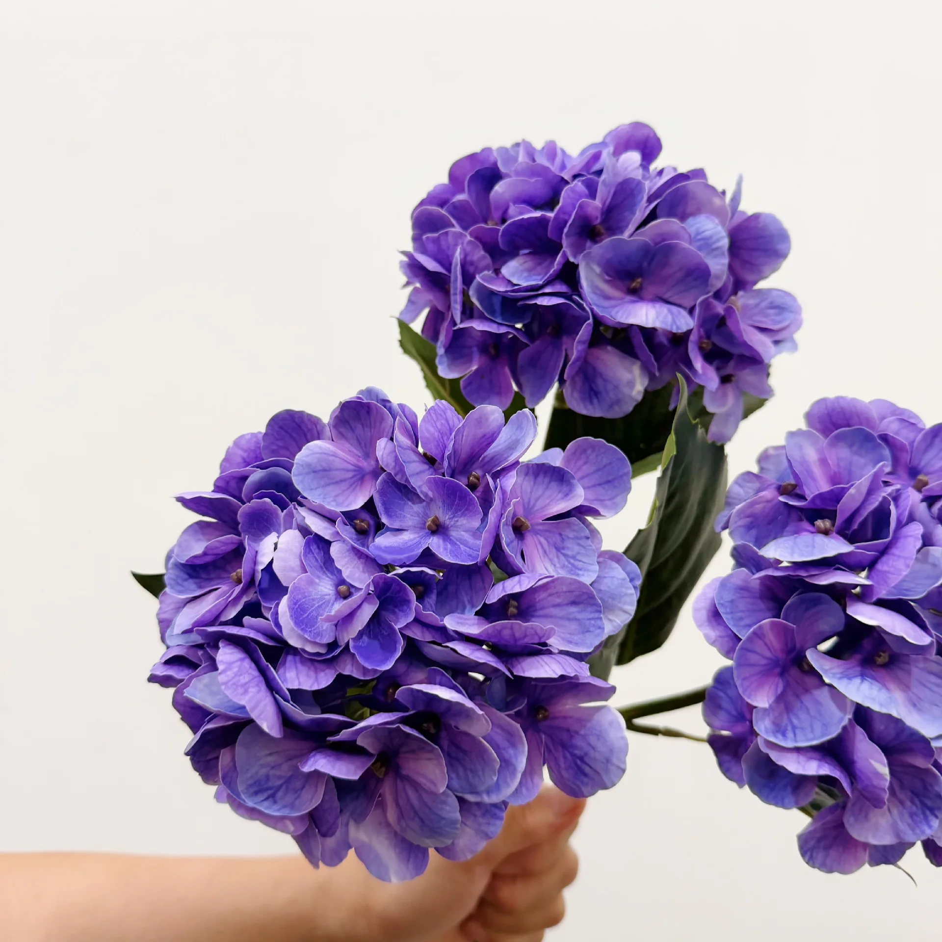 4 Stück Feuchtigkeitsspendende Latex-Hortensien, Künstliche Blumen mit Echtem Touch, Hochzeitstisch-Blumenarrangement, Party- und Heimdekoration, Blumenstrauß – Detail 16