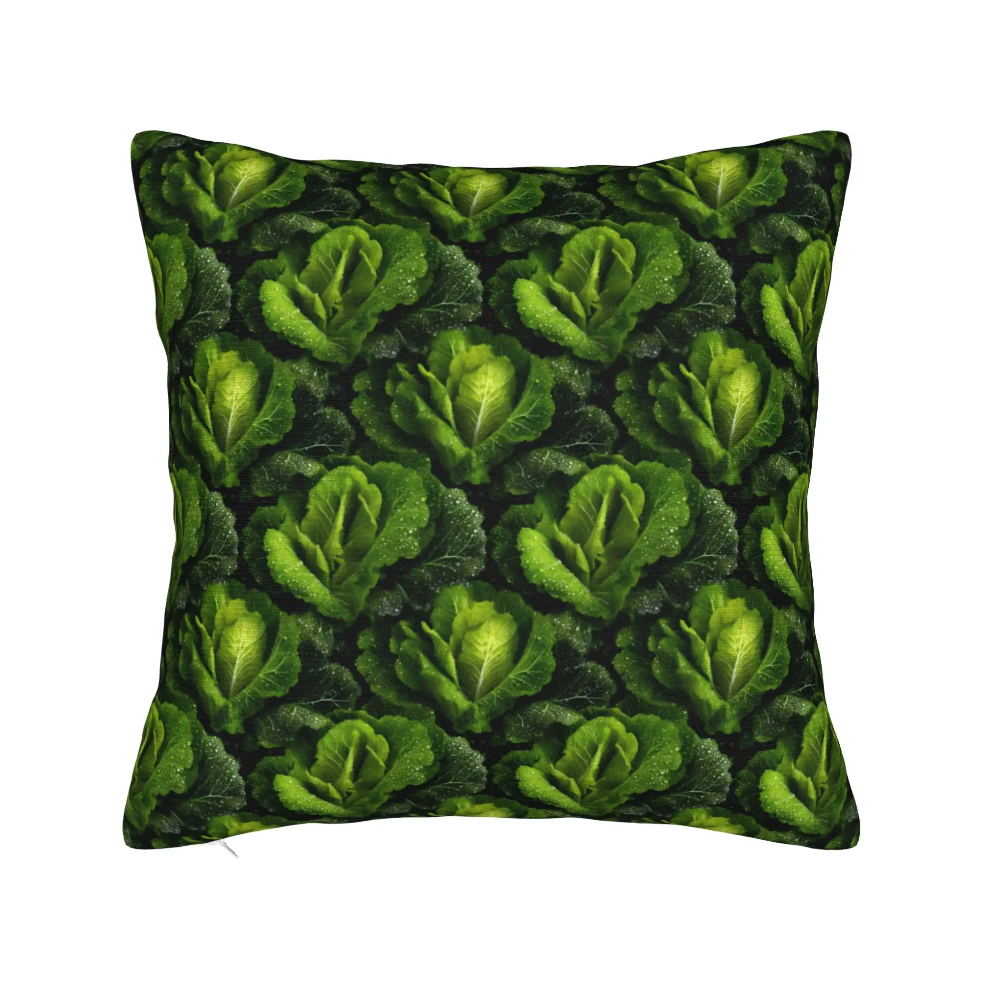 Cabbage Pattern Pillow Case  Graphic Pillow Cover Kawaii Pillowcases For Living Room Chair