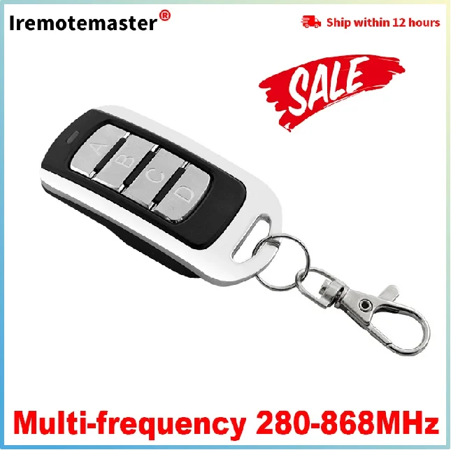 

For 287-868MHz remote control duplicator clone Garage Command Opener 868mhz gate control rolling code Garage Door Remote Control