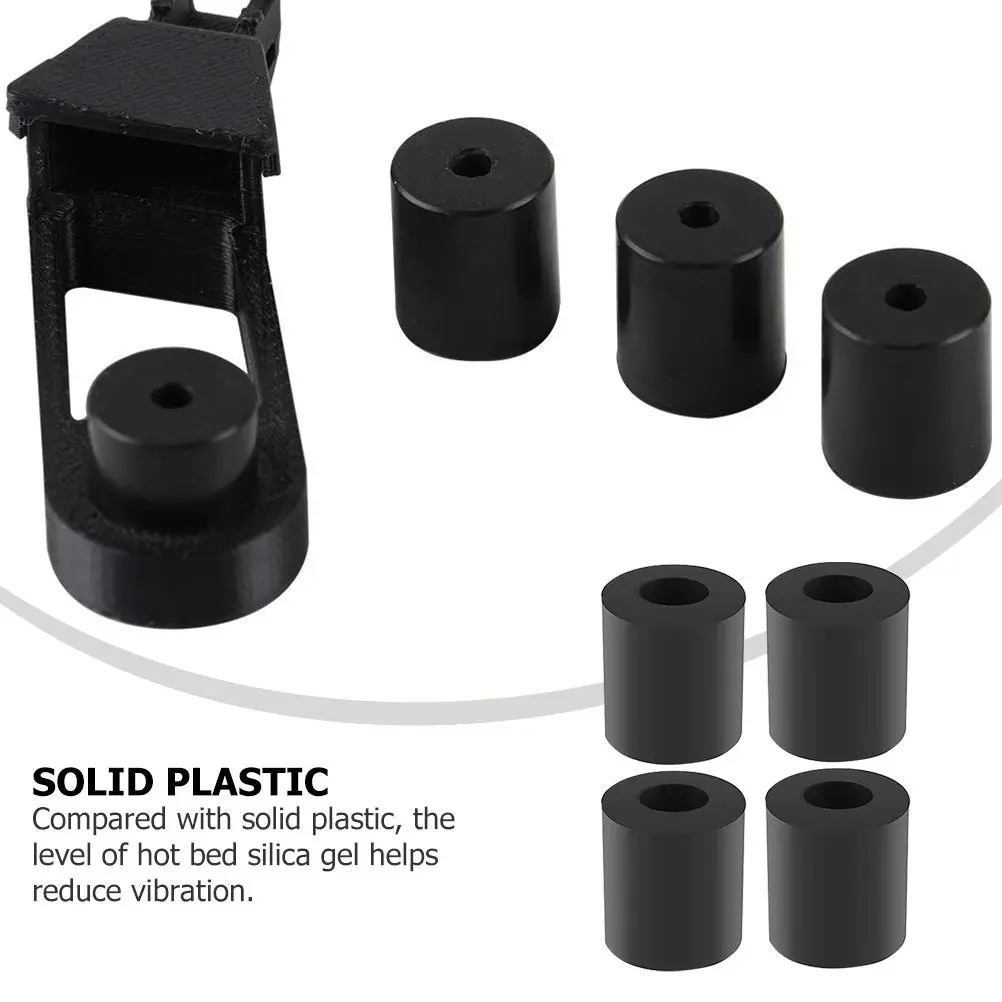 

Комплект из 4 силиконовых опор для выравнивания термостола 3D-принтера, износостойкие, амортизирующие, компактный дизайн