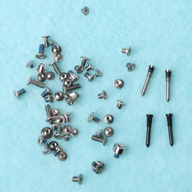 W89C Internal Full Replacement Screw Set with 2 Bottom Screws for Phone X Cellphone