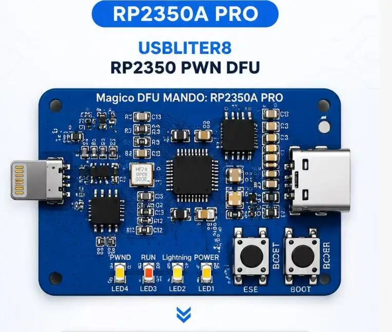 Пульт Magico DFU RP2350A Pro All Auto PWND фиолетовый для iPhone XR-11PM A12 A13