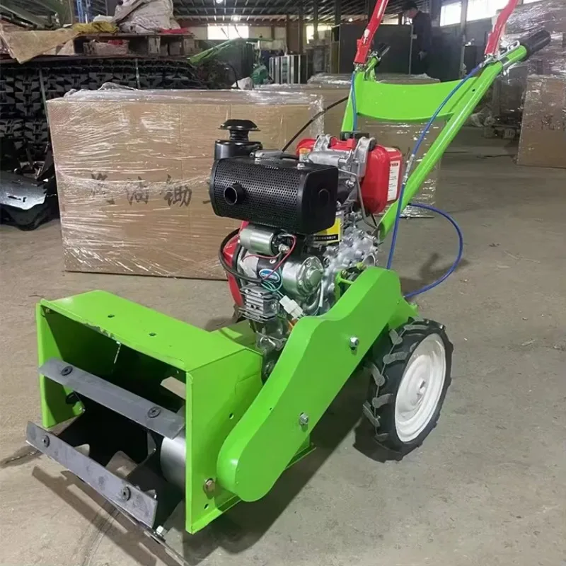 Engine Weeder 2 Wheel Self -Propelled Working Garden Orchard Agricultural Ditching Scarifier