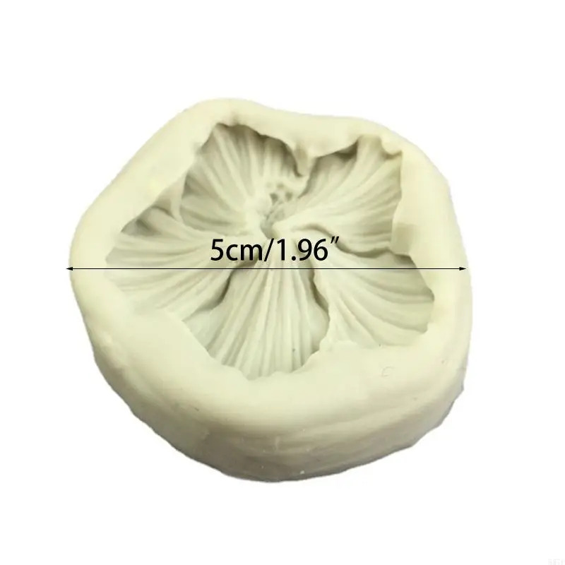 587F Handmade Chocolate Mold Hibiscus Cake Decorating Gadgets Silicone Material