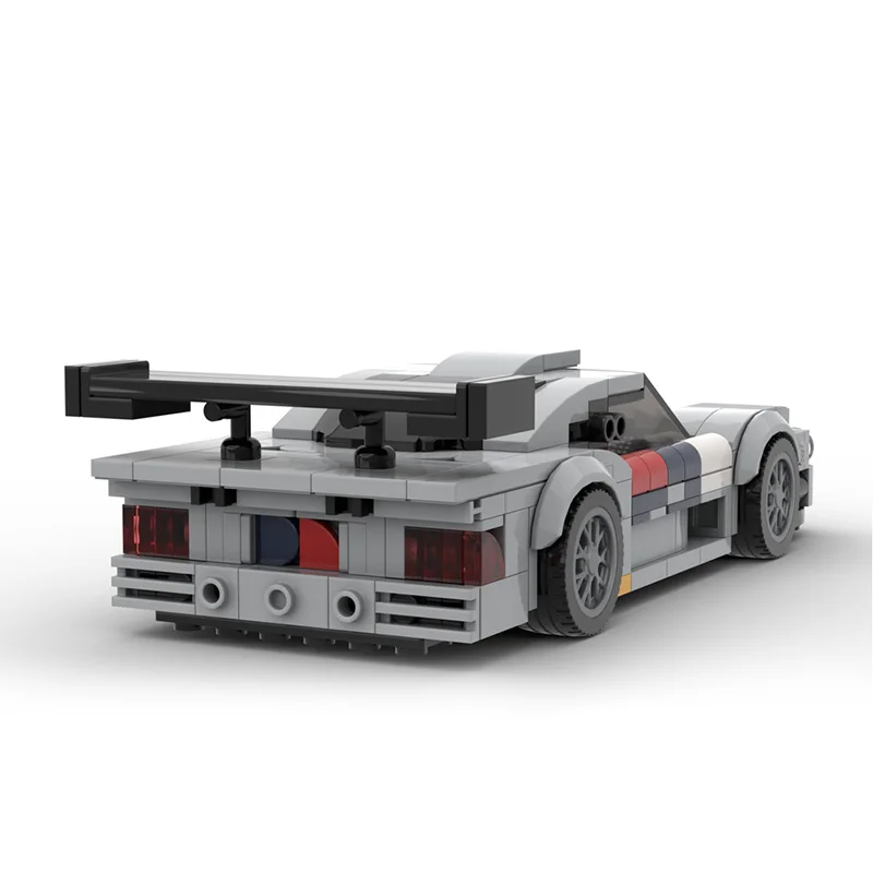 Speed Racing Car Model MOC Building Bricks CLK GTR #11 Racing Car Modular Technology Children Holiday Gifts Assemble Toys Suit view 3