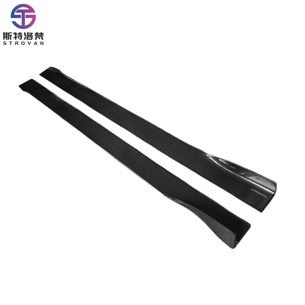 

STLF Genuine Carbon Fiber Side Skirts Body Kit for 10-16 Year for Porsches Panameras 970 971 Modification with Long Skirt