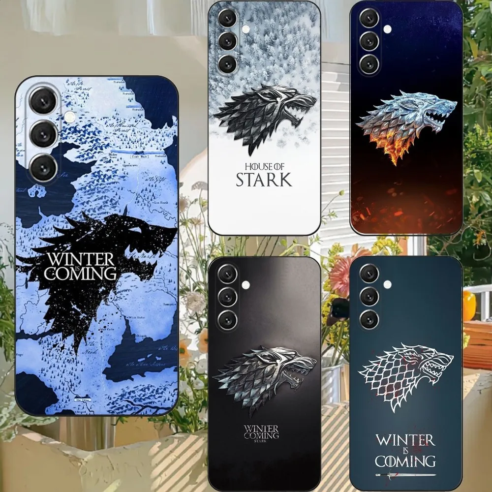 

Winter Coming Stark Phone Case For Samsung S21,S22 Ultra,S20,S30 plus,S22 plus,S23,S30 ultra 5G Silicone Cover