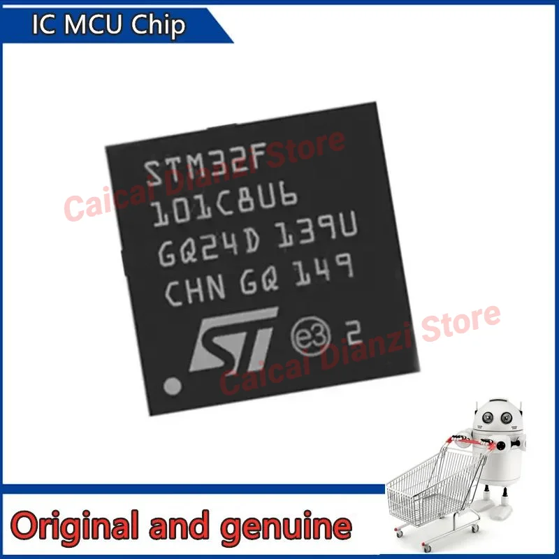 

STM IC STM32F101CBU6 STM32F101CB STM32F101 STM32F STM32 MCU Chip UFQFPN-48 Electronic component