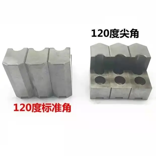 Hydraulic three jaw chuck L-shaped raised soft jaw 5/6/8/10 inch hydraulic claw chuck