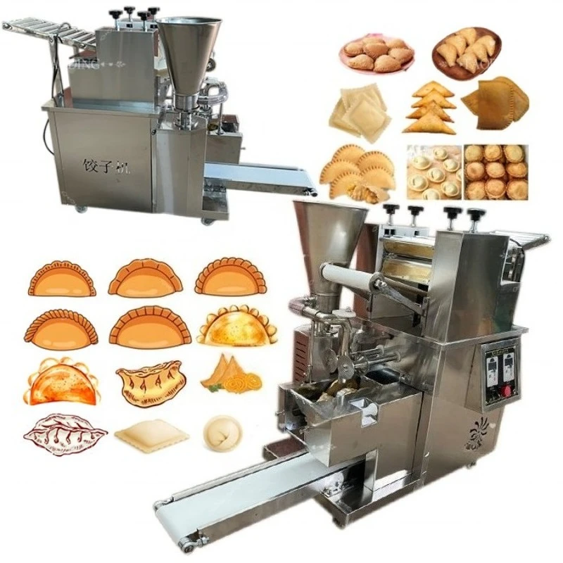 Industrial Stainless Steel Automatic Dumpling Ravioli Spring Roll Empanada Maker Machine With Custom Molds