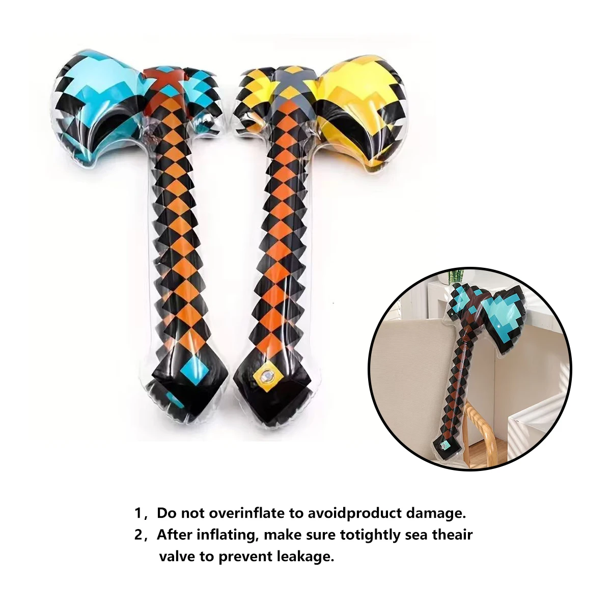 Juguetes estilo píxel, espada de piedras preciosas, espada dorada, juguetes para niños, juegos para el hogar, suministros inflables, espadas, regalos de navidad