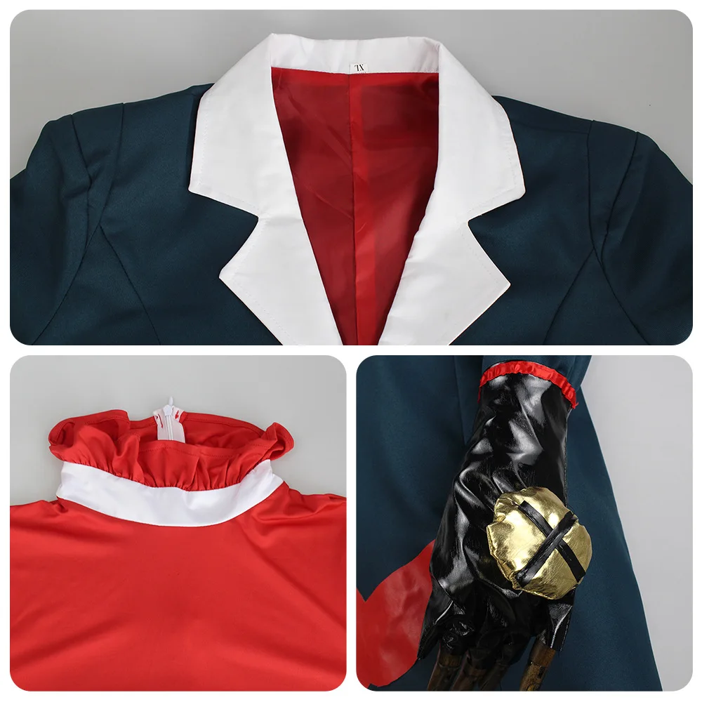 Anime Helluva Boss Blitzo Cosplay Costume Party Uniform Suit with Tail Halloween Outfit for Men Women Custom