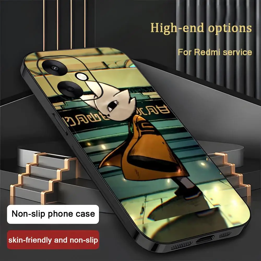 حافظة لهاتف شاومي ريدمي 14C 13C 12C نوت 14 13 12 11 10 Pro Plus S غطاء هاتف أسود ناعم من Game #4