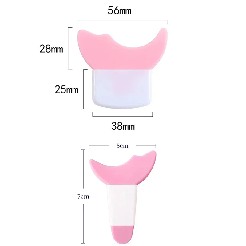 Multifunctionele eyeliner stencil vleugeltips eyeliner hulp tekening lippenstift draaghulpmiddel herbruikbare make-up tools hulpartefact