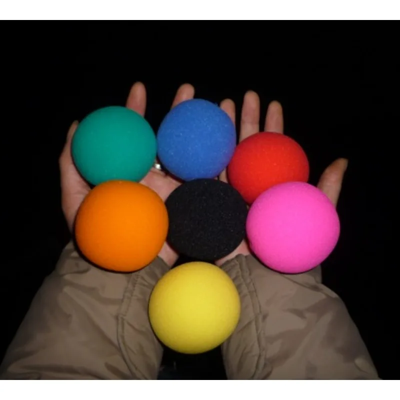 

20pcs/lot Super Sponge Ball (Dia 6cm) Magic Tricks Stage Close Up Gimmick Prop Appearing / Vanishing Magia Magician Toys Classic