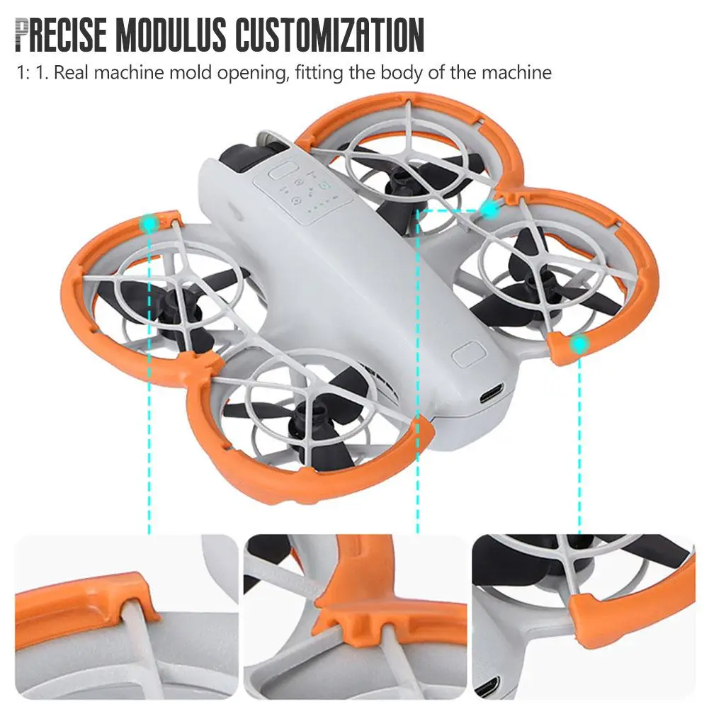 Propellerbeschermer voor DJI NEO Bumper beschermhoes Drone Prop Cage Cap Paddle Guard TPE Anti-Collision Impact