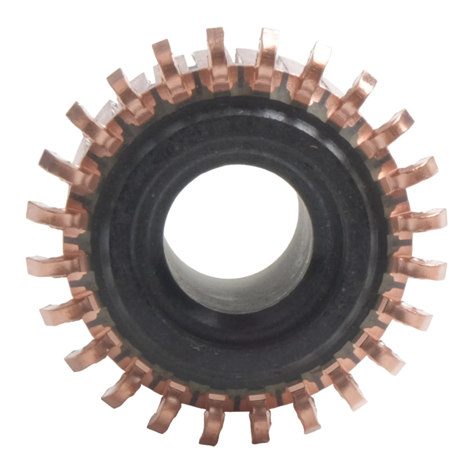 Electric Motor Accessory 24P Teeth Commutator Wear-Resistant Copper 24 Gear Teeth Boost Motor Performance High-Speed Rotations