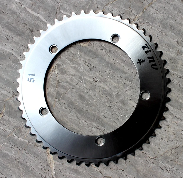 Titanium Track Bicycle Chain Ring Custom Titanium Chainrings Custom Track Bicycle Chainrings