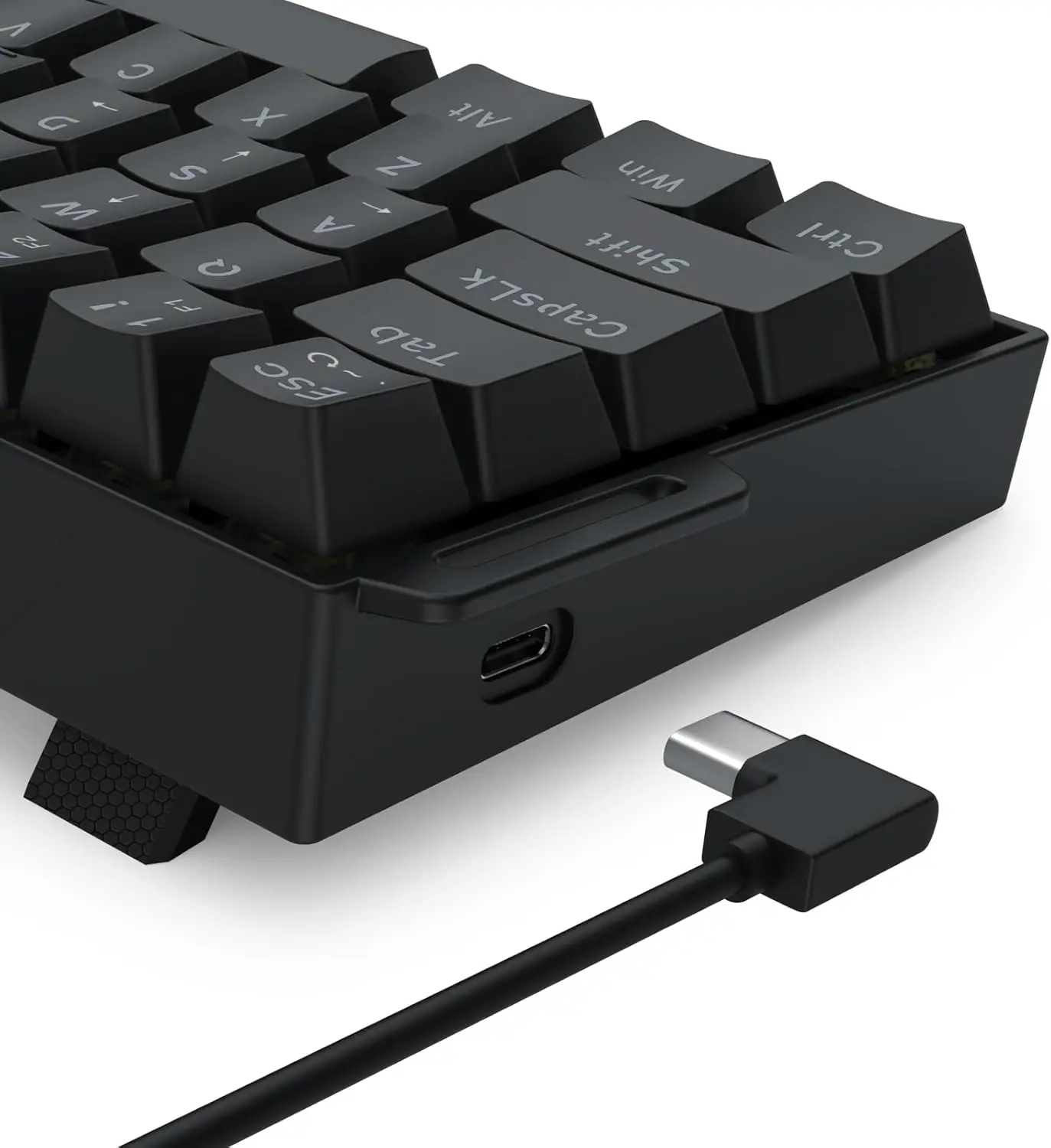 Redragon K617 HE Rapid Trigger Gaming 60% 61 مفتاحًا لوحة مفاتيح ميكانيكية سلكية، مفتاح مغناطيسي مخصص بتأثير القاعة، إصدار حزام #4