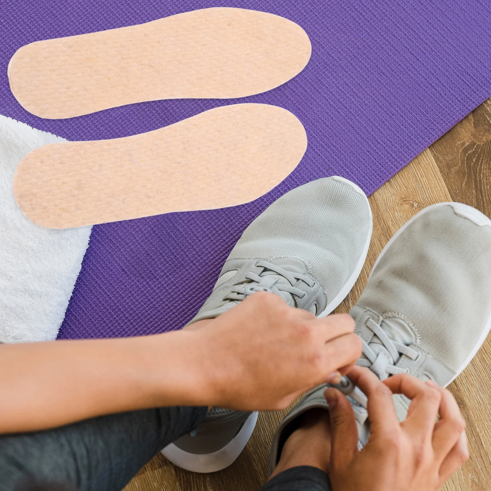 

Wood Pulp Insoles 44 Beige Sweat Absorbent Breathable Shoe Inserts For Men Anti Odor Insoles Sports Orthotics Replacement